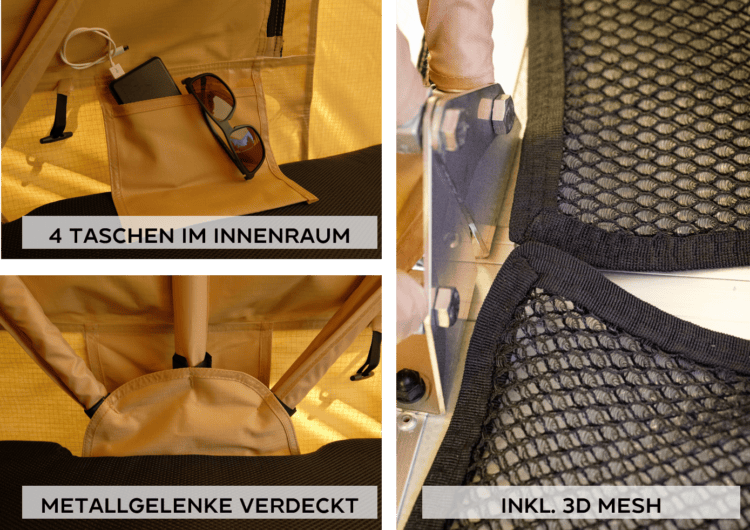 Adventure Xperience Dachzelt Innenansicht